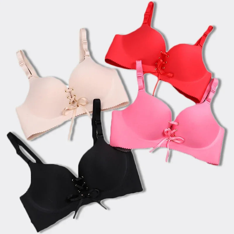 Elevate Your Comfort with Our Women’s Sexy Seamless Wireless Bralette - Stylish Push-Up Cotton Lingerie for Everyday Elegance